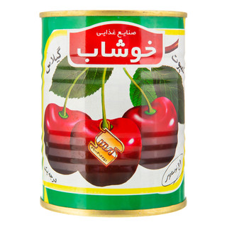 کمپوت گیلاس خوشاب - 350 گرم بسته 12عددی
